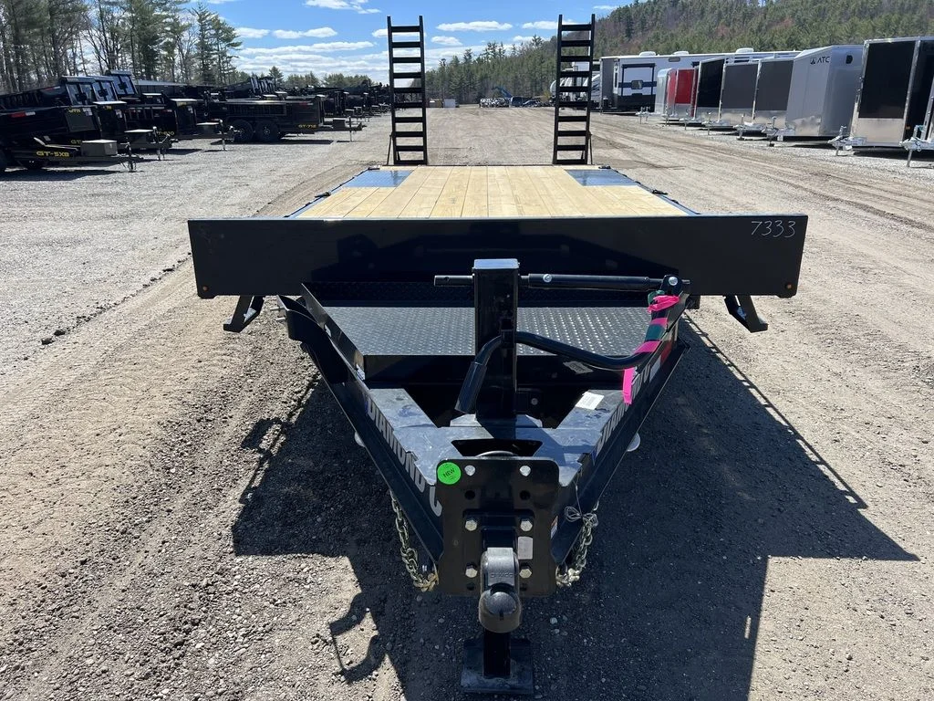 2024 Diamond C 8.5×20 20K Deckover Equipment Trailer w/ 72” Flip-Knee Ramps - Image 2