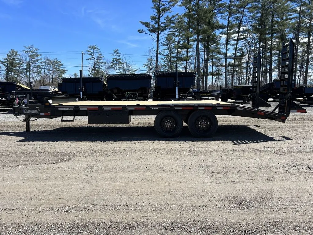 2024 Diamond C 8.5×20 20K Deckover Equipment Trailer w/ 72” Flip-Knee Ramps - Image 15