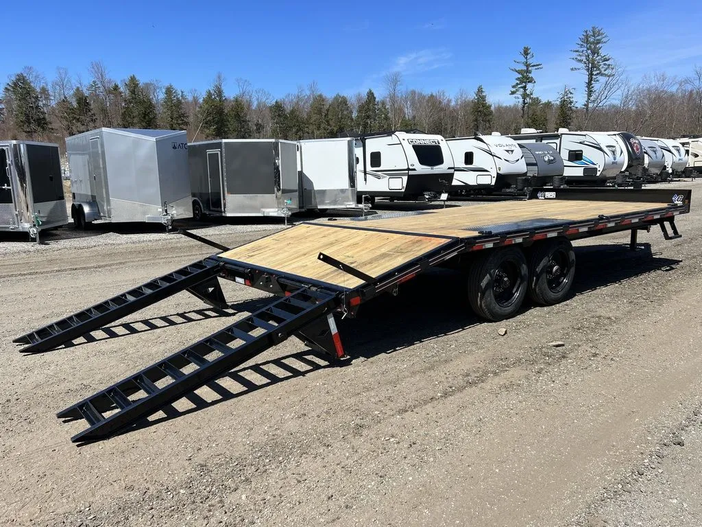 2024 Diamond C 8.5×20 20K Deckover Equipment Trailer w/ 72” Flip-Knee Ramps - Image 11