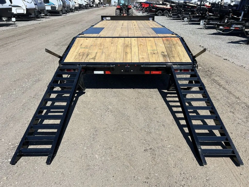 2024 Diamond C 8.5×20 20K Deckover Equipment Trailer w/ 72” Flip-Knee Ramps - Image 12